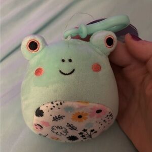 Fritz the Frog Easter Squishmallow Clip